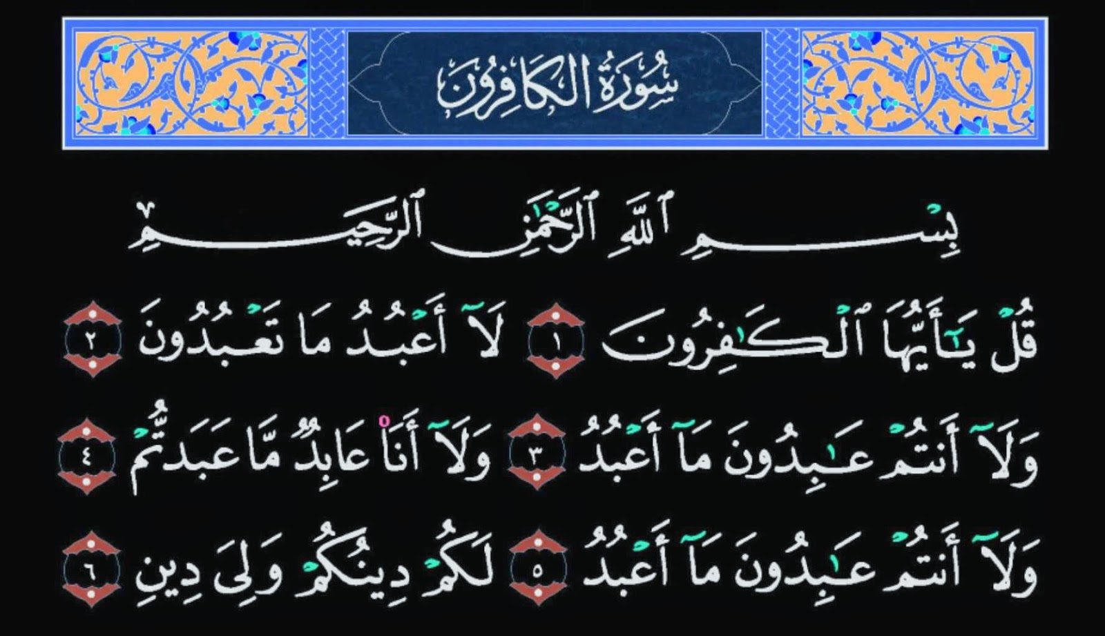 سورہ الکافرون: ترجمہ اور تفسیر